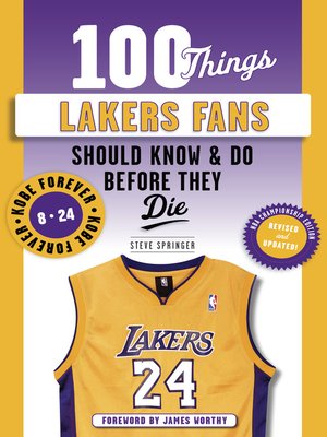 cover image of 100 Things Lakers Fans Should Know &amp; Do Before They Die